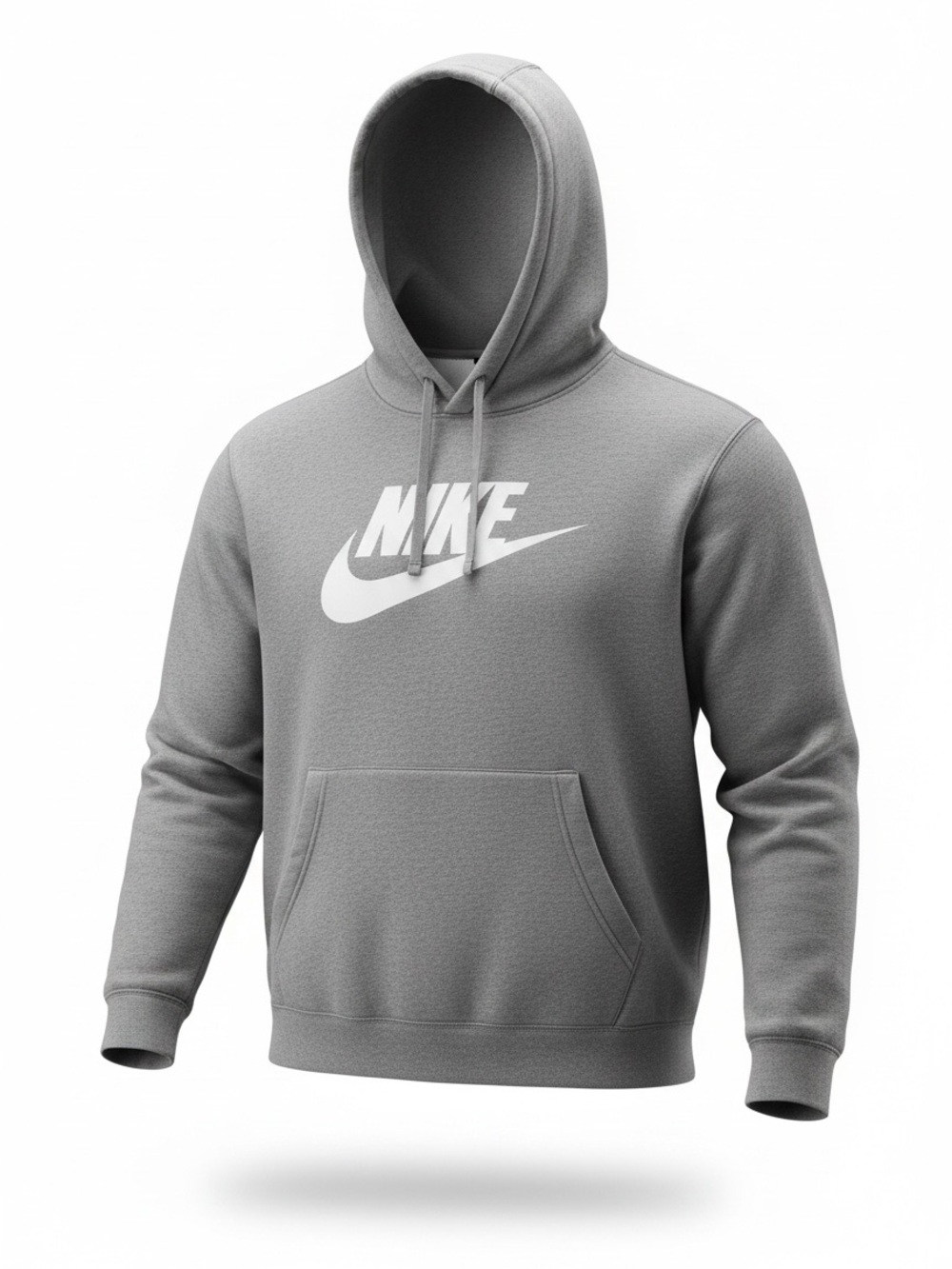 Nike Men's Gray Pullover Logo Hoodie XXL EUC Activewear Athleisure Workout